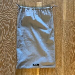 Single authentic Miu Miu dustbag for shoes. Used.